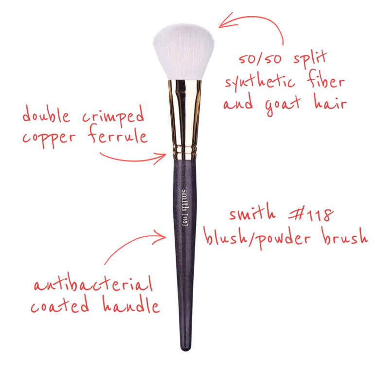 attributes of the 118 blush brush