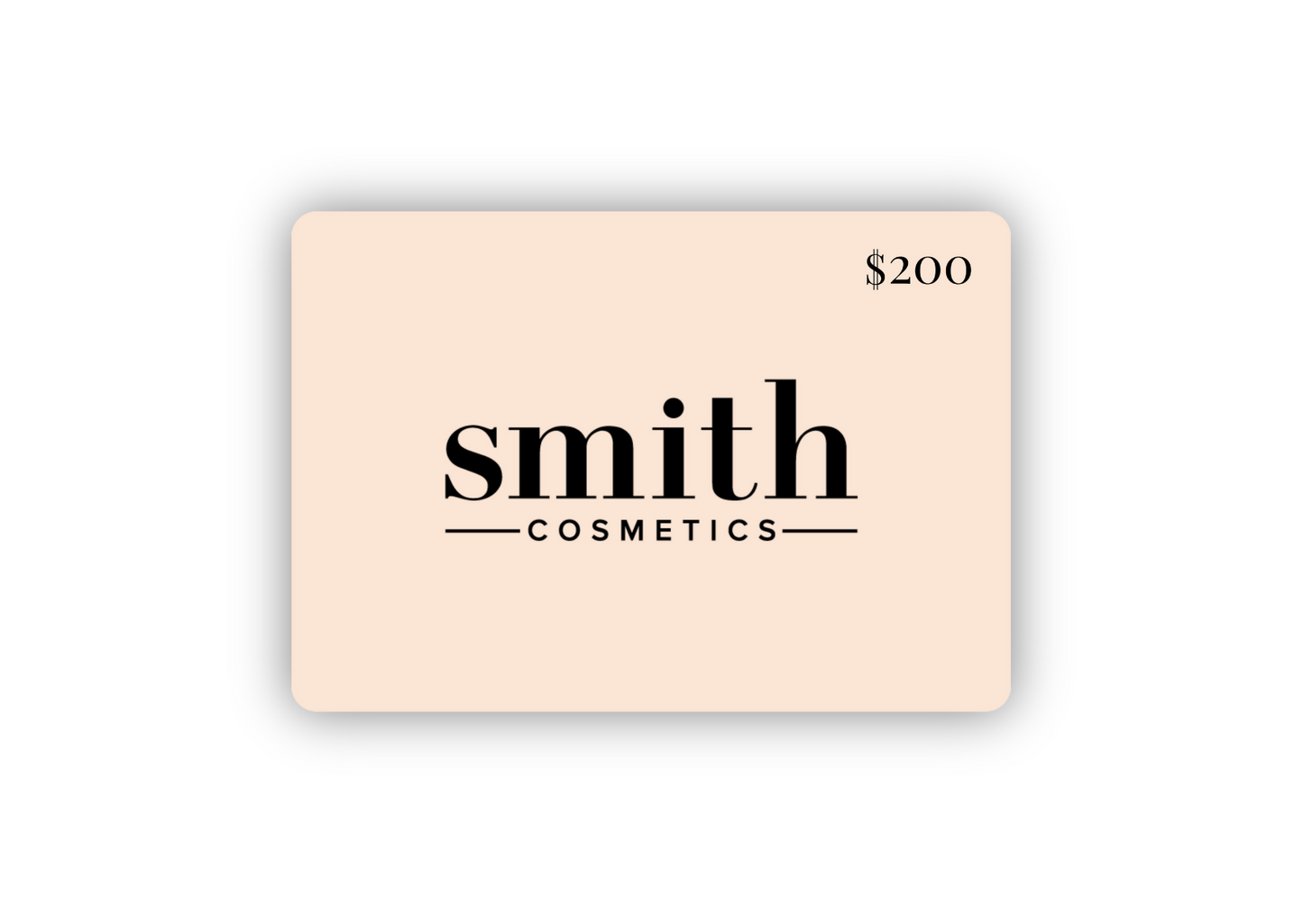 Smith Cosmetics Gift Card