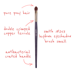 253 Arrowhead Laydown Eyeshadow Brush Small