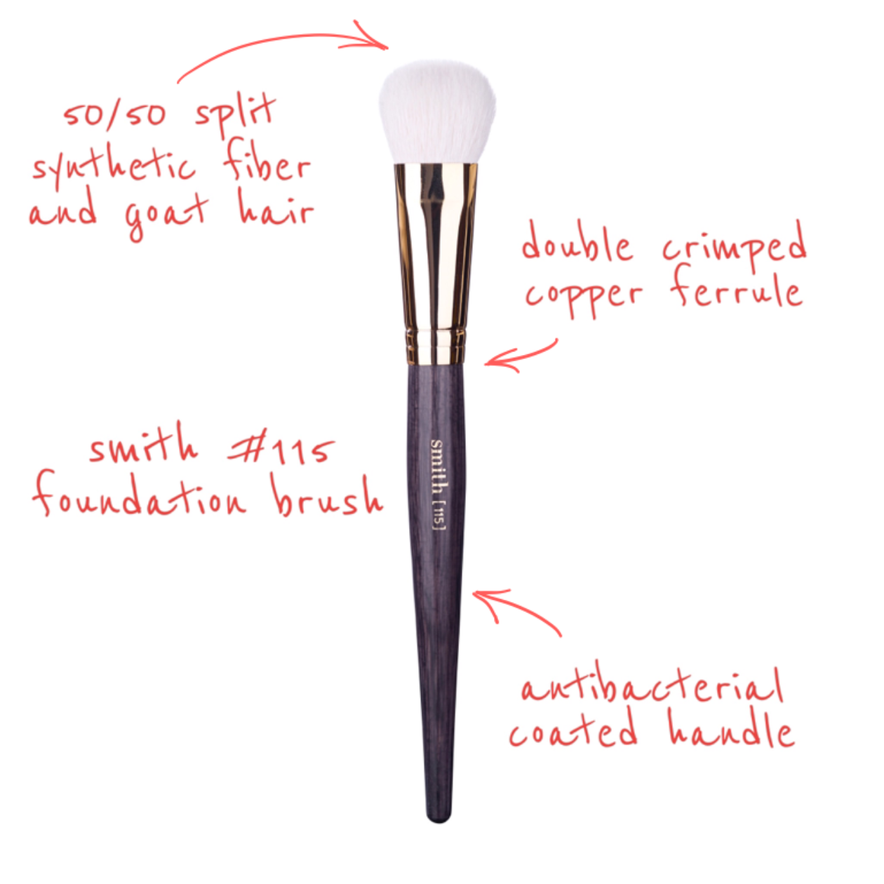 The 115 Foundation Brush attributes