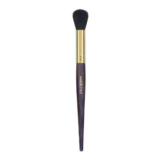 Front view of a multi task buffing face brush with a gold ferrule and dark wood handle, labeled with the brand name "Smith" and the brush number "131"